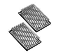 TOKIDNY 2 Pezzi Pannelli Retroreflective Resistenti Intemperie per Sensori Fotoelettrici Riflettori Leggeri Quadrati con Eccellente Effetto Riflettente per Sicurezza e Segnaletica Notturna