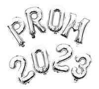 TOKIDNY 2 Set Palloncini Decorativi Laurea Prom per Festa Laurea Interni ed Esterni Palloncini Tema con Colori Luminosi per Addobbi Fotobooth e Scenografie