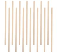 TOKIDNY 20 Pezzi Bastoncini di Legno Tondi Non Finiti per Fai da Te Bastoncini di Legno per Bricolage Supporto Strutturale e Decorazioni Artigianali Materiale Sicuro e Facile da Lavorare