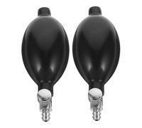 TOKIDNY 2pezzi Manual Inflation Bulbs Latex Accessories With Air Control Valves For Home And Clinic Use