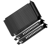 TOKIDNY 30 Pezzi Copertura per Dissipazione Struttura in Nero Metallo e PC Torre per Forata Ventilata , Resistente alla Corrosione Facile da Installare Protezione Dalla Polvere