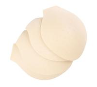 TOKIDNY 4 Pezzi Coppe Imbottite per Biancheria Intima Maschile in Spugna Traforata Color Carne, Cuscinetti Coppa per Modellatura e Protezione Discreta, Adatti per Costumi da Bagno, Slip