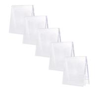 TOKIDNY 5 pezzi Custodie Trasparenti per CD Dvd Doppio Scomparto Custodie Jewel Case Standard con Vassoio Chiaro Protezione Resistente per Album e Software