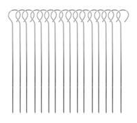 TOKIDNY 50 Pezzi Spiedini Barbecue in Acciaio Inossidabile Resistenti Facili da Pulire Anello Superiore per Pollo e Tacchino Accessori per Grigliare