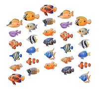 TOKIDNY 60 Pezzi Sagome Tropicali in Carta Colorata Doppia Faccia per Decorazioni Scuola Progetti DIY e Scrapbooking