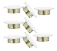 TOKIDNY 8 Piastre di Copertura per Ugelli Sprinkler in Ferro Copertura Decorativa Nascosta per Impianto Antincendio Protezione per Testina Sprinkler a Soffitto per Uso Residenziale e