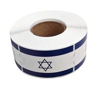 TOKIDNY Ampia Selezione Di Adesivi Con La Bandiera Di Israele Per Pianificatori Di Viaggio E Accessori Per Valigie