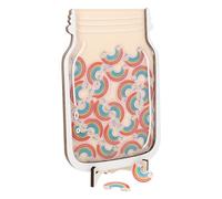 TOKIDNY Barattolo delle Ricompense per Tabella delle Ricompense in Legno e Grafico Motivazionale, Set Premio per Classe e Casa per Incoraggiare L’autodisciplina e Favorire la Crescita