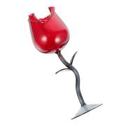TOKIDNY Calice di Vino a Forma di Rosa Creativa in Vetro da 150ml, Raffinato e Versatile per Feste, Matrimoni e Celebrazioni Romantiche il Giorno degli Innamorati