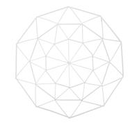 TOKIDNY Cesto di Ferro Bianco per Frutta Design Nordico, Facile da Pulire e Drenante, per Decorazioni Casa e Uso Domestico