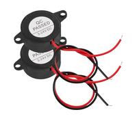 TOKIDNY Cicalino Piezoelettrico Attivo per Allarmi Dc 3-24v, Set 2 Pezzi, Allarme Acustico ad Alta Potenza, Cicalino di Avvertimento Elettrico per Sistemi Antifurto e Veicoli, Facile