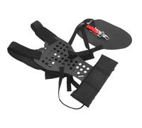 TOKIDNY Cinghia per Decespugliatore Doppia Spalla in Nylon Nero, Ergonomica e Regolabile, Struttura a Cintura per Tosaerba e Rifinitore in Giardini Estesi
