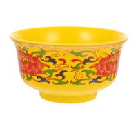 TOKIDNY Ciotola in Ceramica per Offerte Buddiste Grande, Ciotola Decorativa per Acqua e Riso, Accessorio per Culto del Buddha Adatto a Casa, Tempio e Ristorante