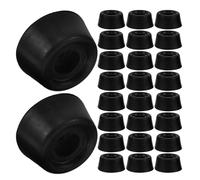 TOKIDNY Copertura Inferiore in Gomma per Stecca da Biliardo 40 Pezzi - Cappuccio Protettivo e Tappo Posteriore Antiurto - Kit Riparazione per Sala da Biliardo e Giochi Ricreativi