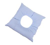 TOKIDNY Cuscino per Massaggio Viso Spa in Cotone Foro Ergonomico Poggiatesta per Lettino da Massaggio a Faccia in Giù Cuscino per Massaggi Professionali Salone Blu