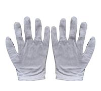 TOKIDNY Guanti da Massaggio Elastici in Cotone con Motivo Puntini per Agopressione Riutilizzabili e Portatili per Dolori Mani e Relax Professionale e Domestico