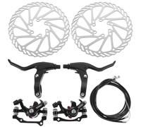 TOKIDNY Kit Completo Freni a Disco per Bici Mountain e Strada Freni Meccanici Anteriore e Posteriore Facile da Installare Affidabile e Compatibile per Bici da Corsa e Mountain Bike