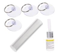 TOKIDNY Kit di Riparazione del Parabrezza Auto per Crepe e Scheggiature, Set Fai da Te Compatto e Leggero per Vetri Laminati, Ripara Crepe Lunghe e Scheggiature Manutenzione Duratura