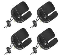 TOKIDNY Linguetta per Le Dita Doppio Strato Regolabile Protezione Elastica per Dita per Ricurvo Set da 4 Pezzi per Tiro Sportivo e attività all’Aperto