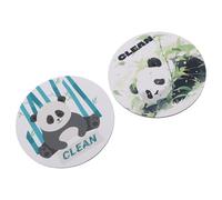 TOKIDNY Magneti per Lavastoviglie e Sporco Accessori Magnetici Doppio Indicatore Panda Compatibili Vari Modelli per Organizzazione Cucina e Promemoria stato Piatti