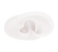 TOKIDNY Modello Orecchio in Silicone Riutilizzabile per Pratica Piercing e Esposizione Gioielli Orecchio Finto Realistico per Formazione Anatomia e Dimostrazione Accessori Bianco Compatto