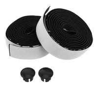 TOKIDNY Nastro per Manubrio Bici da Corsa in Carbonio Bianco e Nero Accessori per Ciclismo da Uomo Coprimanopole Leggeri e Resistenti Compatibile Bici da Strada per Uso Sportivo e