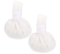 TOKIDNY Palla da Massaggio Spa 2 Pezzi Erbe Cinesi, Sfera Termale Multifunzionale in Cotone per Moxibustione e Rilassamento Muscolare, per Varie Occasioni
