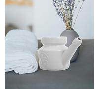 TOKIDNY Pentola in Ceramica per Lavaggio Nasale Manuale Kit Irrigazione Nasale Portatile per Pulizia Completa del Naso Adatta Yoga e Quotidiana