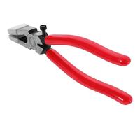 TOKIDNY Pinza per Rottura Vetro da 8 Pollici in Acciaio Bocca Curva, Strumento Versatile per Taglio e Mosaici, per Vetro Colorato e Fusione