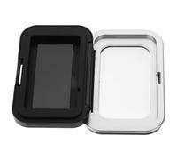 TOKIDNY Porta Aghi da Cucito Magnetico in Latta Rettangolare Nera Contenitore Portatile per Spilli e Forcine Organizer Multifunzionale per Punto Croce e Lavori di Cucito