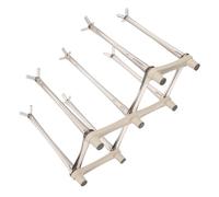 TOKIDNY Portabicchieri Retrattile da Cucina Scolapiatti Integrato, Porta Tazze da Tè e Caffè Regolabile, Organizer per Piano di Lavoro Drenaggio per Fino a 7 Tazze, Salvaspazio per