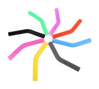 TOKIDNY Punte per Cannucce in Silicone Riutilizzabili 8 MM Set da 8 Pezzi Tappo Antigoccia Copripunte Morbidi per Protezione Denti per Uso Quotidiano Viaggi e Feste All’Aperto