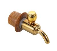 TOKIDNY Rubinetto in Legno per Botte Vintage Beccuccio in Metallo, Accessorio Versatile per Dispenser di Bevande, per Enoteche e Ristoranti