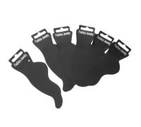 TOKIDNY Schede Espositive per Braccialetti e Cavigliere 100 Pezzi Cartoncini Neri Forma Piede per Dettaglio di Gioielli e Accessori per Piccole Imprese