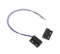 TOKIDNY Sensore Magnetico per Porte e Finestre 220v Nero Tecnologia Magnetica Affidabile e Plastico, Interruttore Normalmente Aperto per Sistemi di Allarme Antifurto in Uffici