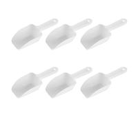 TOKIDNY Set 6 per Ghiaccio Fori per Appendere Resistente al Freddo Utensili da Cucina in Pp Fondo Piatto per Bar e Ristoranti