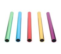 TOKIDNY Set da 5 Bastoni da Staffetta in Alluminio Leggeri e Antiscivolo Testimone da Corsa Ergonomico Colorato per Gare su Pista e Competizioni Scolastiche