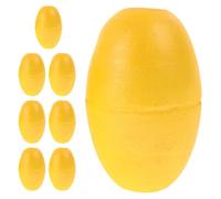 TOKIDNY Set da 8 Galleggianti Gialli in Plastica per Ancoraggio, per Pesca e Sicurezza in Barche e Kayak, Segnalatori per Zone Pericolose e attività Marine