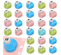 TOKIDNY Set Perforatrici per Carta Lettere Inglesi 26 Caratteri Macchina Goffratrice Manuale per Scrapbooking Biglietti Fai da Te e Artigianato Creativo Utilizzo su Carta Tessuto e