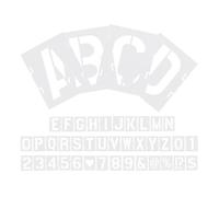 TOKIDNY Stencil Lettere Grandi per Dipingere su Legno Set 42 Pezzi in Materiale Pet Riutilizzabile Stencil Alfabeto Multifunzione per Pittura a Spruzzo e Decorazioni Fai da Te