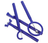 TOKIDNY Strumento per Allenamento Muscoli della Lingua 4 Pezzi, Abbassalingua e Fermo Lingua in Plastica e Acciaio Inox, Esercizi di Logopedia per Disturbi del Linguaggio, Compatto