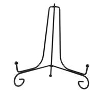 TOKIDNY Supporto per Piatti e Cornici in Ferro Nero Gambe Pieghevoli Design Multifunzionale per Esposizione Desktop e Decorazione Creativa della Casa