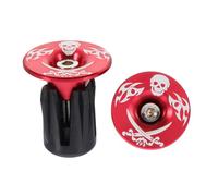 TOKIDNY Tappi Terminali per Manubrio Bici da Strada in Lega di Alluminio, Coppia Tappo di Bloccaggio Resistente per Ciclismo, Accessori Ricambio Sicurezza Bici Corsa