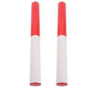 TOKIDNY Testimone da staffetta per Atletica Leggera da 2 Pezzi - Testimone da Corsa in plastica Leggera da 12 Pollici per Gare all'aperto, Sport scolastici, allenamenti e competizioni