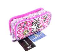 TOKIDOKI Astuccio Organizzato 3 Zip Pink