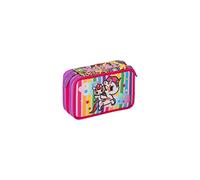 Tokidoki Astuccio Scuola 3 Scomparti Con Penna Frixion Cancellabile, Accessori Da Viaggio Organizer Per Valigia Unisex Bambini E Ragazzi, Multicolore, 68091