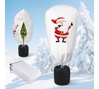 TOKIISHE Protezione invernale per piante in vaso, 90 x 110 cm, decorazione invernale in tessuto non tessuto, protezione antigelo, per piante invernali, per alberi di ulivo, palme, alberi di Natale e