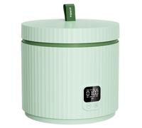 TOKIT Cuociriso PRO 1,5L Rice Cooker Mini, Risottiera Elettrica Verde | Pulsante Touch Display per 1-3 Person Interno Antiaderente Rivestito in Ceramica Regalo Donna Uomo Coppia Alunni