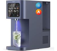 TOKIT T1 Ultra Osmosi Inversa Sistema da Banco, (5-100 °C) Erogatore di Acqua Calda e Fredda, Standard NSF/ANSI 58, Refrigeratore d'Acqua con 8 Impostazioni di Temperatura, Rapporto di Purezza 3:1