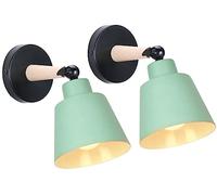 TOKIUS 2 pezzi Applique da parete Interno Vintage Lampada da parete Moderno Applique Industrial E27 Lampadari e Plafoniere Cucina regolabile 180 gradi 60W